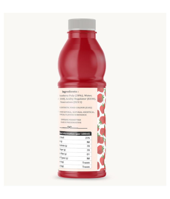 AGRI CLUB Strawberry Crush/Squash 1Ltr./33.81oz 910 g