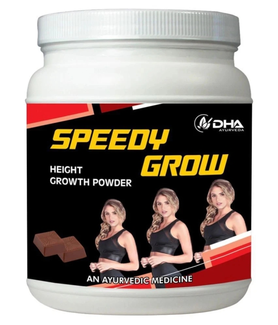 DHA Ayurveda Speedy Grow- Herbal Height Growth Choco Powder 100 gm Pack Of 1