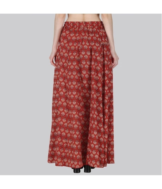 Sttoffa Red Cotton Womens Flared Skirt ( Pack of 1 ) - None