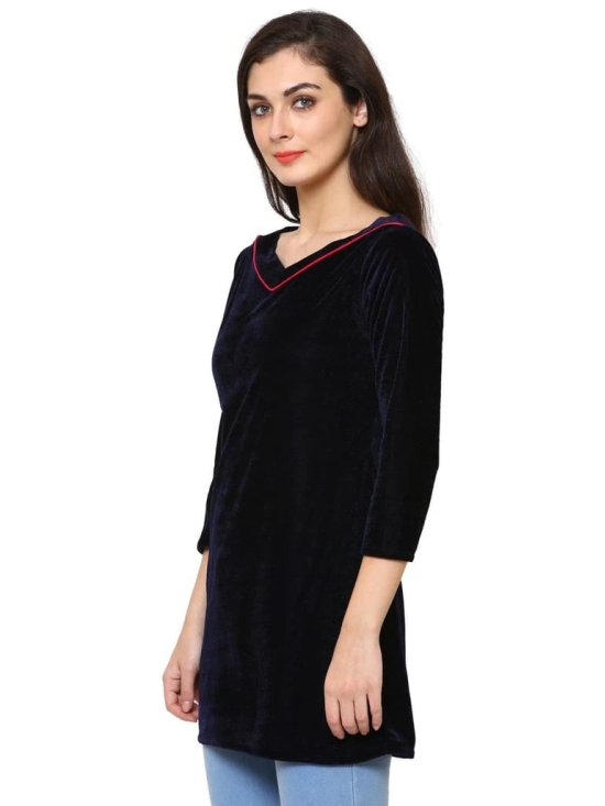 Klamotten Womens Velvet full Sleeves Top WD6N