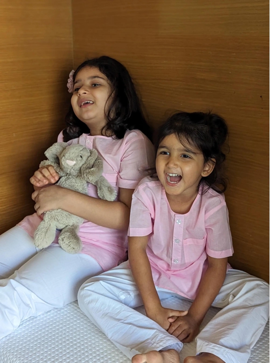 Malmal Night Wear for Kids | Pastel Pink-9-10Y