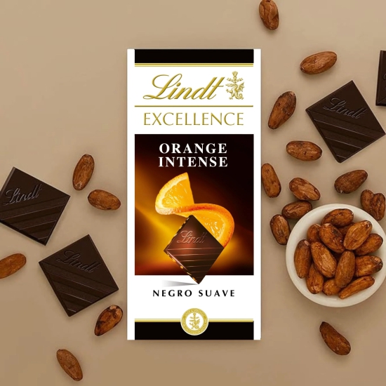 Lindt Excellence Orange Intense, 100 Gm