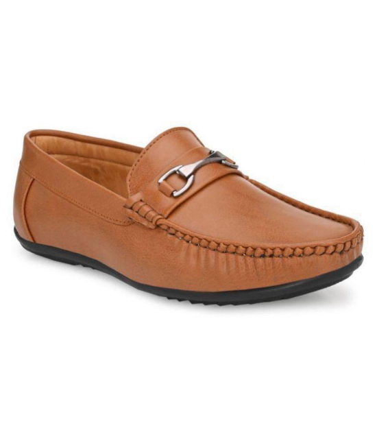 Leeport - Brown Men's Driving loafers - 9