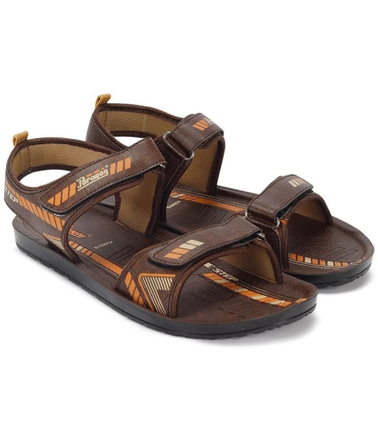 Paragon - Brown Mens Floater Sandals - None