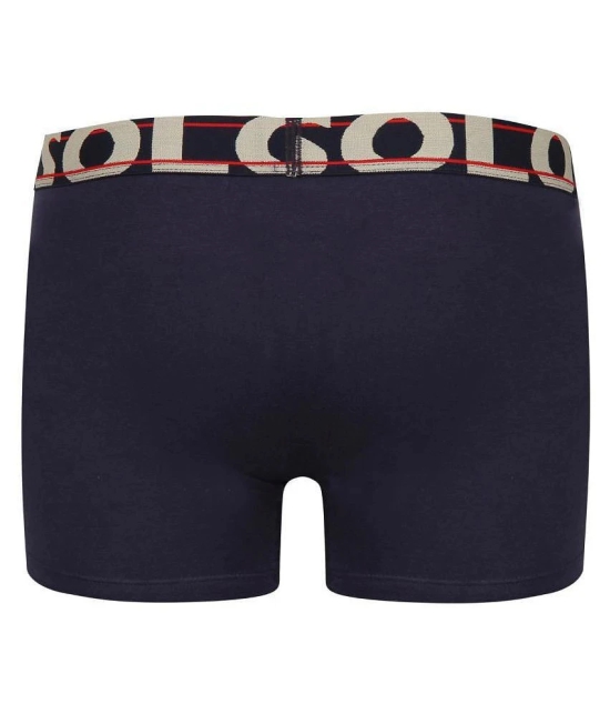 Solo - Multicolor Cotton Blend Mens Trunks ( Pack of 2 ) - 95