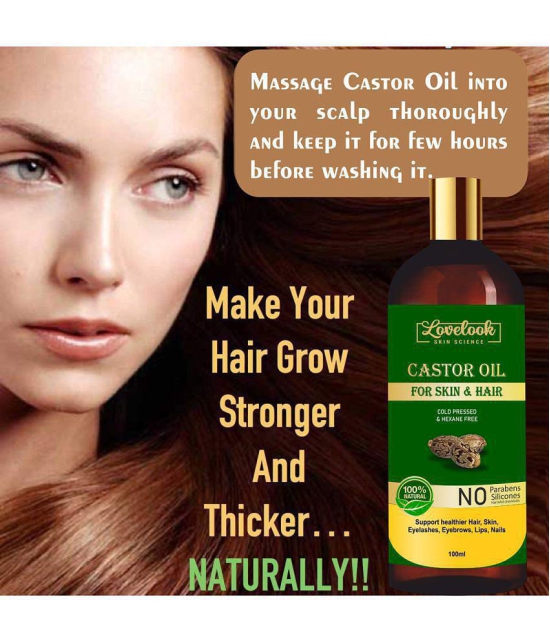 Lovelook Premium Cold Pressed Castor Oil - Pure 100 mL