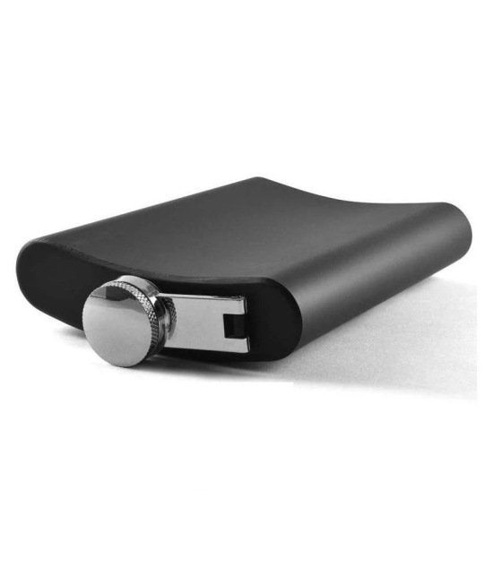 Dynore Steel Hip Flask - Black