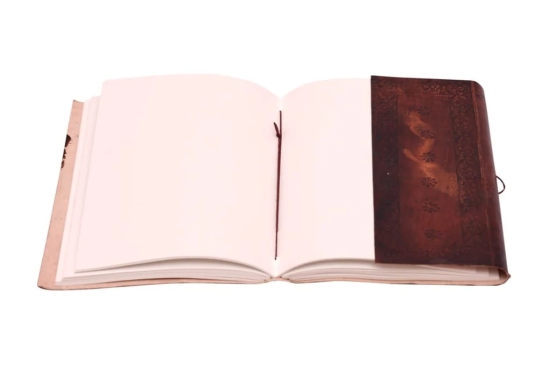 Leather Diary, Brown Colour Antique Handmade Leather Bound Notepad for Men and Women , Gift for any one