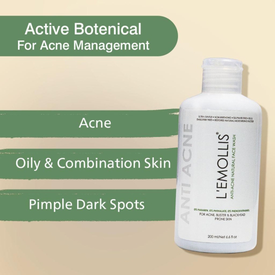 L'emollis Anti Acne Natural Face Wash