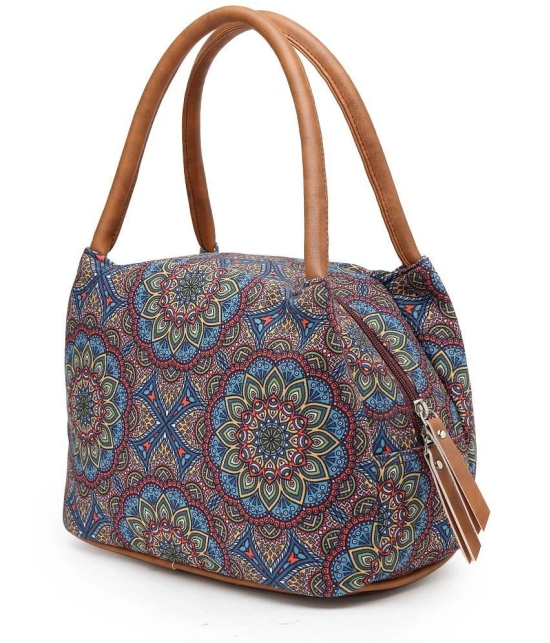 Anekaant Multicolor Cotton Handheld Bag - Multicolor