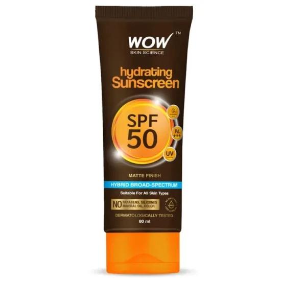 Hydrating Sunscreen SPF 50 - For All Skin Types | Light, Non Greasy, Hydrating - For Women & Men