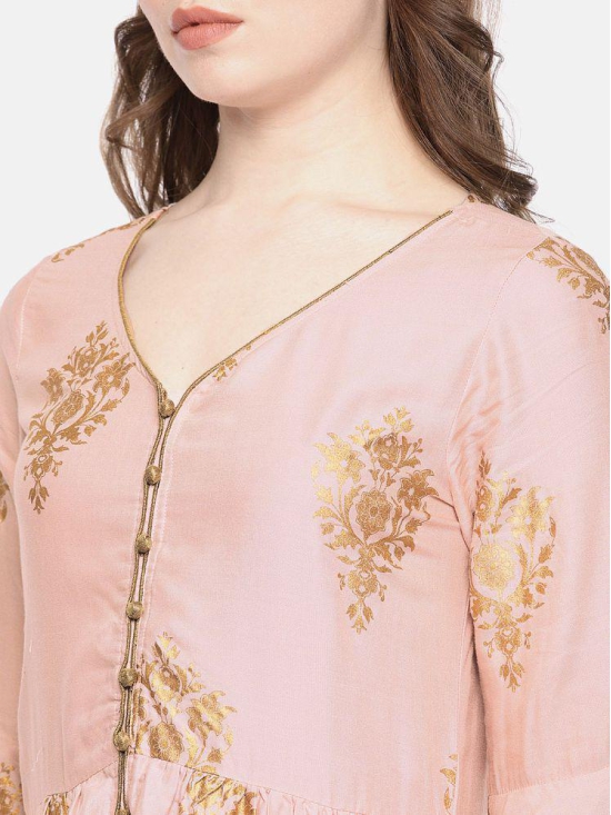 Alena Viscose Kurti With Salwar - Stitched Suit - XL