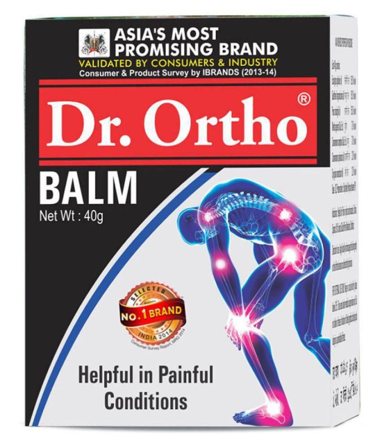 Dr. Ortho Balm 40gm - 100% Ayurvedic Balm Pack of 3