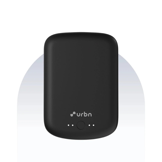 5000 mAh Compact MagTag Wireless Power Bank-Black