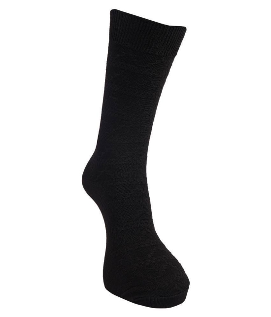 Dollar - Cotton Mens Self Design Multicolor Mid Length Socks ( Pack of 5 ) - Multicolor