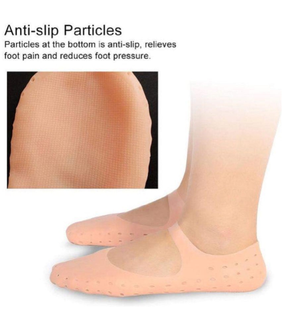 Tapixaa Premium Silicone Anti Crack Reusable Moisturizing Full Socks 1 Pairs