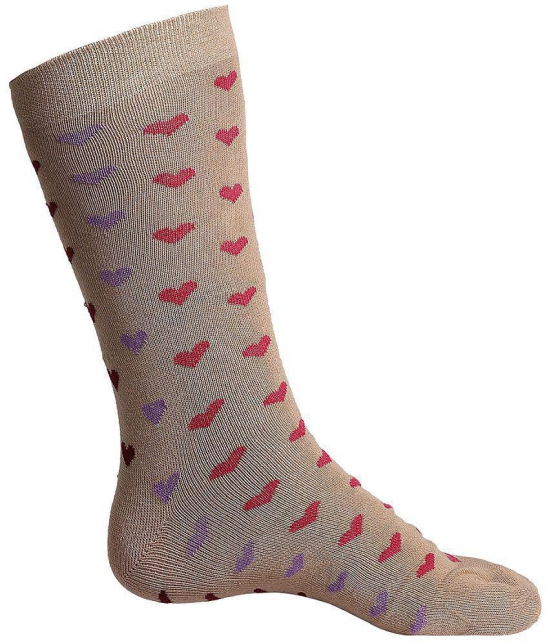 Texlon - Multicolor Cotton Women's Mid Length Socks ( Pack of 5 ) - None