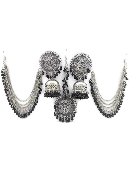 Samridhi DC Silver Alloy Necklace Set ( Pack of 1 ) - Silver