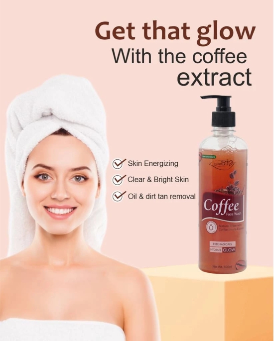 Purobio Coffee Face Wash - 500ml