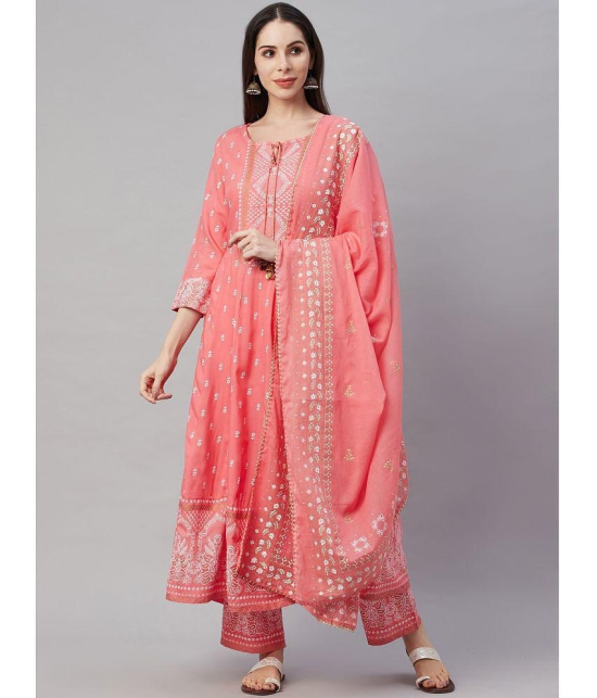 Buy Amiras Indian Ethnicwear Peach Anarkali Rayon Womens Stitched Salwar Suit Pack Of 1 L Peach Online in India Snapdeal