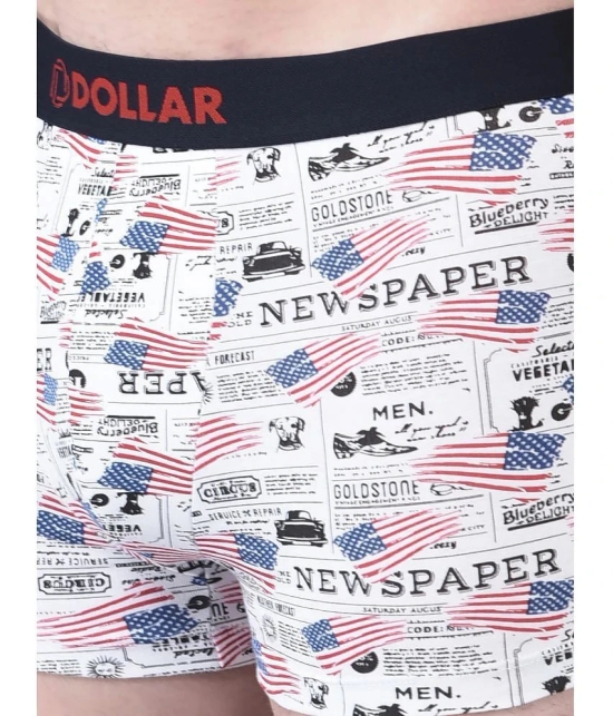 Pack of 3 Dollar Bigboss Assorted Printed Cotton Blend Men Trunk - None