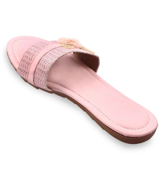 Apratim - Pink Womens Flats - None