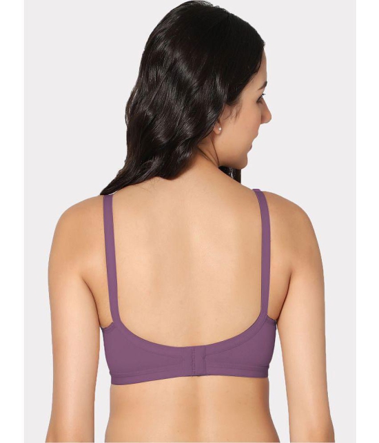 IN CARE LINGERIE - Wine Cotton Non Padded Womens T-Shirt Bra ( Pack of 1 ) - None