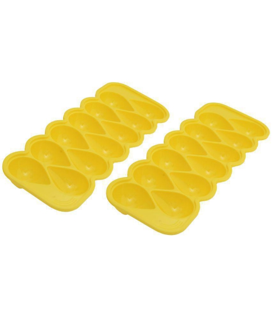 HOMETALES Ice Drop Tray Yellow 4 Pcs - Yellow