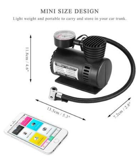 SACHINSALES Car Tyre Inflator Analogue Gauge 12 V DC