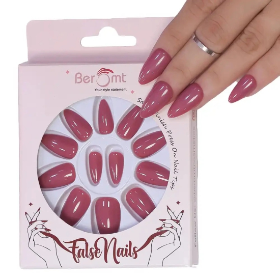 GLOSSY CLAWS NAILS (NAIL KIT INCLUDED)-Raspberry Rose