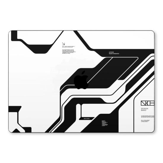 MacBook Pro 13 M2 2022 Skins & Wraps-White Cyberpunk