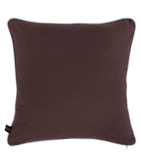 Hugs'n'Rugs Cotton Cushion Covers Pack of 5 (40 x 40 cm) 16 x 16 - Brown