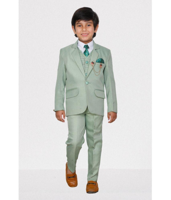 DKGF Fashion - Green Polyester Boys Suit ( Pack of 1 ) - None