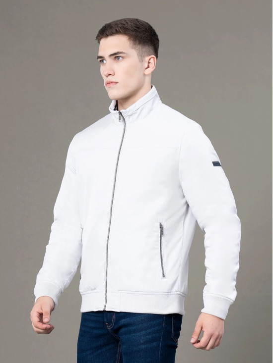 RedTape Stand Collar Bomber Jacket for Men | Classic & Enhanced Comfort