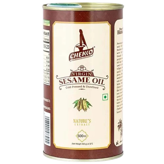 Chekko Virgin Sesame Oil, 500 Ml