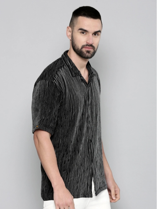 Crochet Black Shirt-S / Black