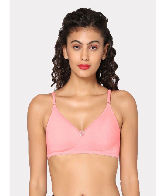 In Shape Lingerie - Pink Cotton Non Padded Women's T-Shirt Bra ( Pack of 1 ) - None