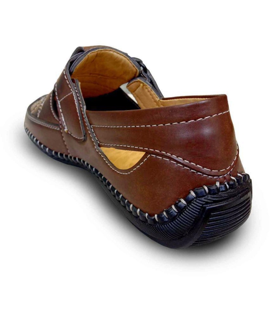 ShoeRise - Brown  Mens Sandals - 9