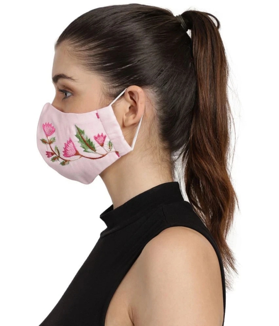 Anekaant - Pink 3 Ply Mask ( Pack of 1 )