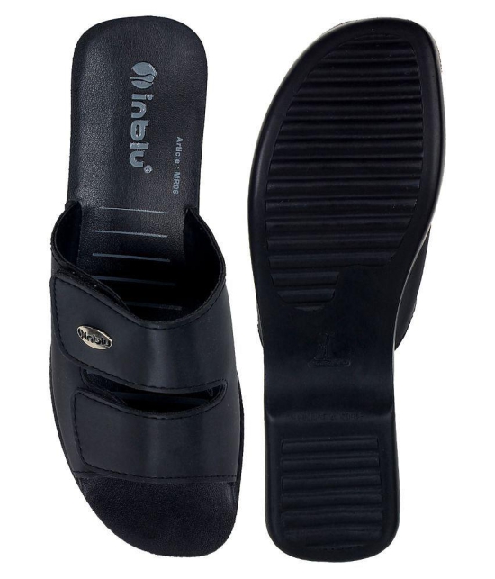 Inblu - Black Womens Slip On Heels - None