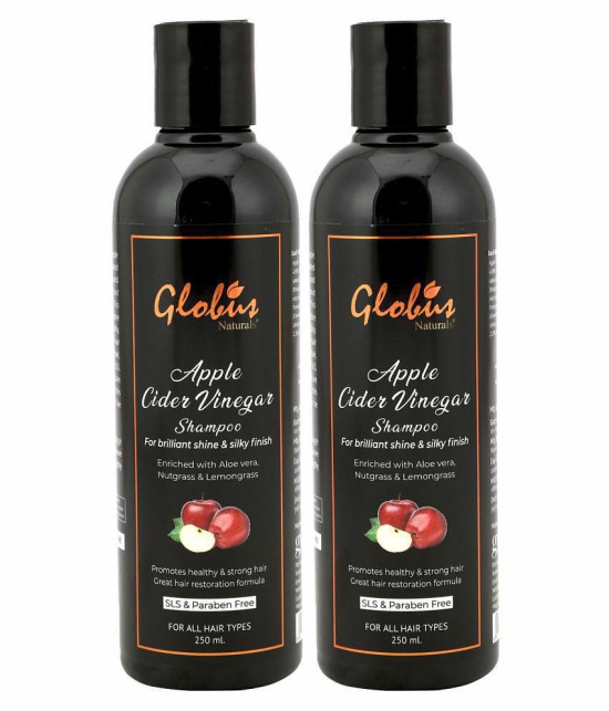 Globus Naturals Apple Cider Vinegar Shampoo 250 mL Pack of 2