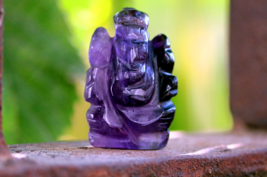 Lapis Lazuli Ganesha Idol for Wisdom & Protection | Brahmatells-Medium