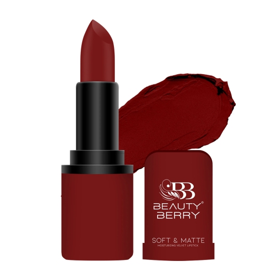 Beauty Berry Soft & Matte Moisturizing Velvet Lipstick-Shade 18