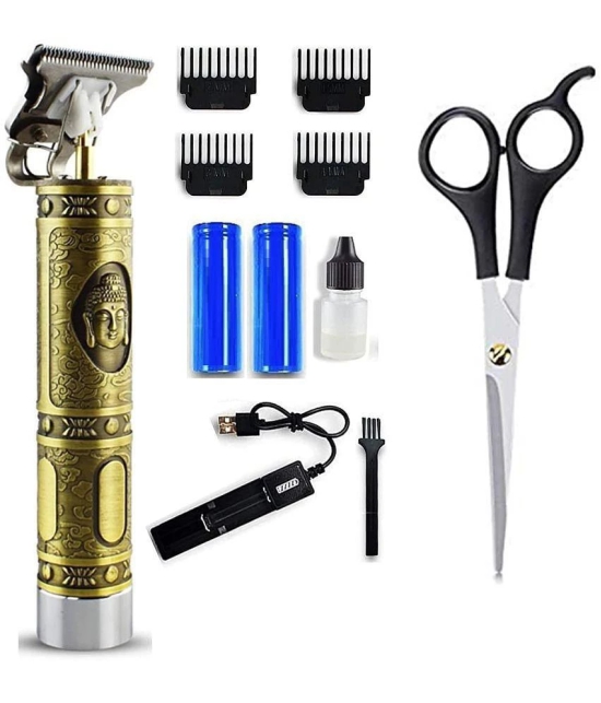 RTB Scissors, Cell T99 Gold Cordless Beard Trimmer With 45 minutes Runtime