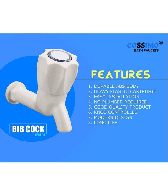 Cossimo POLO BIB COCK Plastic (ABS) Bathroom Tap (Bib Cock)