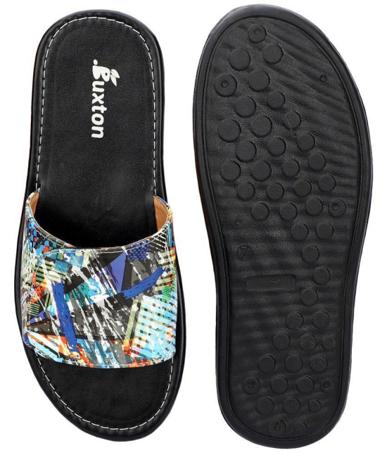 Buxton - Blue Mens Slide Flip Flop - None