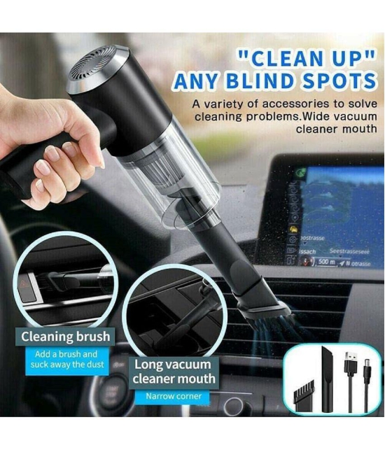 USB Rechargeable Handy Vacuum Cleaner for Home & Car Cleaning