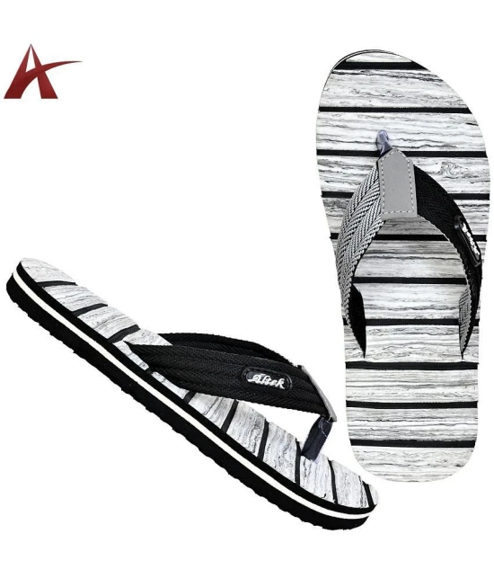 Altek - Gray Mens Thong Flip Flop - None