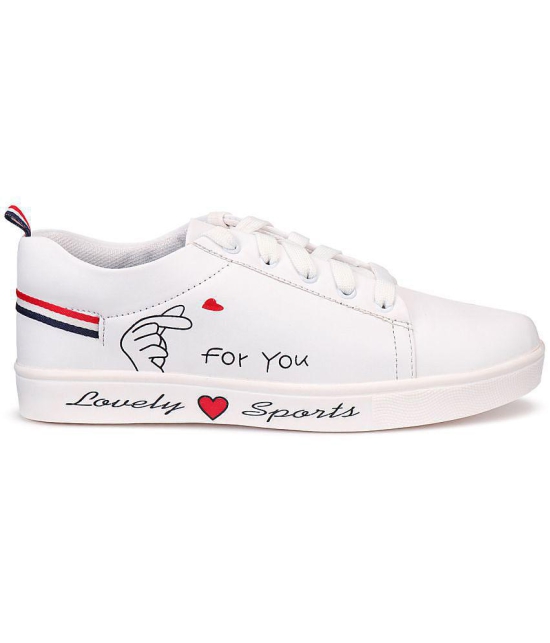 Shoetopia - White  Women''s Sneakers - None