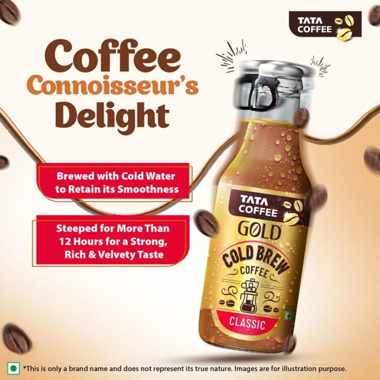 Tata Coffee Tata Cold Brew Coffee Classic, 200 Ml